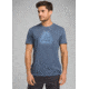 prAna Icon Short Sleeve T-Shirt, Denim Heather, XXLarge, M11191468 -479-XXL