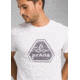 prAna Icon Short Sleeve T-Shirt, White, Large, M11191468 -100-L