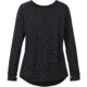 prAna Iselle Long Sleeve Tee - Womens, Black, Small, W21190655-BLK-S