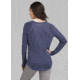 prAna Iselle Long Sleeve Tee - Womens, Midnight Dew, Large, W21190655-MNDW-L