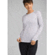 prAna Iselle Long Sleeve Tee - Womens, Silver Heather, Large, W21190655-SVHT-L
