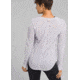 prAna Iselle Long Sleeve Tee - Womens, Silver Heather, Large, W21190655-SVHT-L