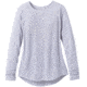 prAna Iselle Long Sleeve Tee - Womens, Silver Heather, Large, W21190655-SVHT-L
