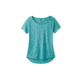 prAna Iselle Short Sleeve Tee, Lagoon Blue, XSmall, W11190667 -427-XS