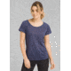 prAna Iselle Short Sleeve Tee - Womens, Midnight Dew, Large, W11190667-MNDW-L