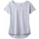 prAna Iselle Short Sleeve Tee - Womens, Silver Heather, Small, W11190667-SVHT-S