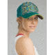 prAna La Viva Trucker Cap, Teal Flores, One Size, U5VIVA115-TEFL-O/S