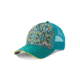 prAna La Viva Trucker Cap, Teal Flores, One Size, U5VIVA115-TEFL-O/S