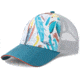 prAna La Viva Trucker Cap, White La Flora, One Size, U5VIVA115-WTLF-O/S