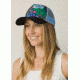 Prana La Viva Trucker Hat, Black Oceania, One Size, U5VIVA115-BKOC-O/S