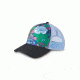 prAna La Viva Trucker Hat, Black Oceania, One Size, U5VIVA115-BKOC-O/S