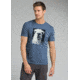 prAna Llamaste Journeyman Tee - Mens, Denim Heather, X-Large, M11180480-DEHT-XL