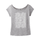 prAna Longline Tee - Womens, Reflection Heather Grey, Medium, W13170290-REHG-M