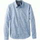 prAna Lukas Slim Long Sleeve Shirt - Men's-Aspen Blue-Large
