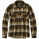 prAna Lybek Long SLeeve Flannel Shirt - Men's, Cargo Green, Large, M2LYBE314-CAGR-L