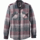 prAna Lybek Long SLeeve Flannel Shirt - Men's, Charcoal, Large, M23170384-CHR-L