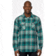 prAna Lybek Long SLeeve Flannel Shirt - Men's, Deep Teal, Medium, M2LYBE314-DETE-M