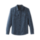prAna Lybek Long Sleeve Flannel Shirt - Men's, Equinox Blue Herringbone, XX-Large, M23170384-EBHB-XXL