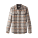 prAna Lybek Long Sleeve Flannel Shirt - Men's, Mud, Large, M23170384-MUD-L