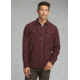 prAna Lybek Long Sleeve Flannel Shirt - Men's, Mulled Wine Herringbone, Large, M23170384-MWHB-L