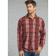 prAna Lybek Long Sleeve Flannel Shirt - Men's, Mulled Wine, Medium, M23170384-MUWI-M
