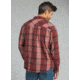 prAna Lybek Long Sleeve Flannel Shirt - Men's, Mulled Wine, Medium, M23170384-MUWI-M
