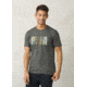 Prana Mears Short Sleeve Tee Mens, Charcoal Heather, Small, M11180465-CCHT-S