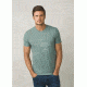 Prana Mears Short Sleeve Tee Mens, Starling Green Heather, Medium, M11180465-SRHT-M