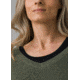 prAna Milani Vneck Sweater, Kale, Small, W23202218-KALE-S