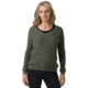 prAna Milani Vneck Sweater, Kale, Small, W23202218-KALE-S