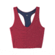 prAna Momento Crop Top - Womens, Maroon/Nautical, Extra Small, 1963231-601-XS