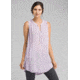 prAna Natassa Crinkled Tunic, Bleached Lavender, XLarge, W11190801 -534-XL