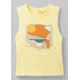 prAna Organic Graphic Sleeveless Shirt - Womens, Sunlight Torrey, S, 1962781-700-S