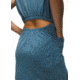 prAna Cozy Up Cut Out Dress - Womens, High Tide Heather, L, 2057011-400-L