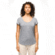prAna Cozy Up Scoop Neck Tee - Womens, Heather Grey, L, 1967271-020-L