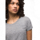 prAna Cozy Up T-Shirt - Womens, Heather Grey, M, 1964391-020-M