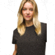 prAna Everyday Vintage-Washed SS Tee - Womens, Charcoal, XS, 2063791-020-XS