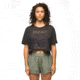 prAna Everyday VW Graphic Crop Tee - Womens, Charcoal Mindscape, S, 2066761-021-S