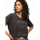 prAna Everyday VW Graphic Crop Tee - Womens, Charcoal Mindscape, S, 2066761-021-S