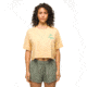 prAna Everyday VW Graphic Crop Tee - Womens, Sun Kissed Prana Palm, S, 2066761-701-S