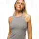 prAna Foundation Rib Dress - Womens, Heather Grey, L, 1971491-020-L
