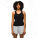 prAna Foundation Rib Tank - Womens, Black Heather, L, 1971001-002-L