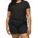 prAna Halle Short Plus II - Womens, Black, 18W, 1971192-001-07-18W