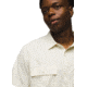prAna Lost Sol Short Sleeve Shirt Slim Fit - Mens, Chalk, XL, 1972351-101-SL-XL