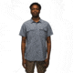 prAna Lost Sol Short Sleeve Shirts - Mens, Nautical Heather, Extra Large, 1972351-400-SL-XL