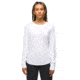 prAna prAna Cozy Up Long Sleeve Tee - Womens, White, S, 1971131-100-S