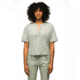 prAna Sol Searcher S/S Henley - Womens, Juniper Green, S, 2064501-300-S