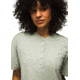 prAna Sol Searcher S/S Henley - Womens, Juniper Green, S, 2064501-300-S