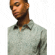 prAna Stimmersee Shirt Slim Fit - Mens, Juniper Green Sharkstooth, S, 1970111-300-SL-S