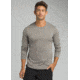 prAna Pratt Long Sleeve Crew - Mens, Gravel, Medium, M21181410-GRA-M